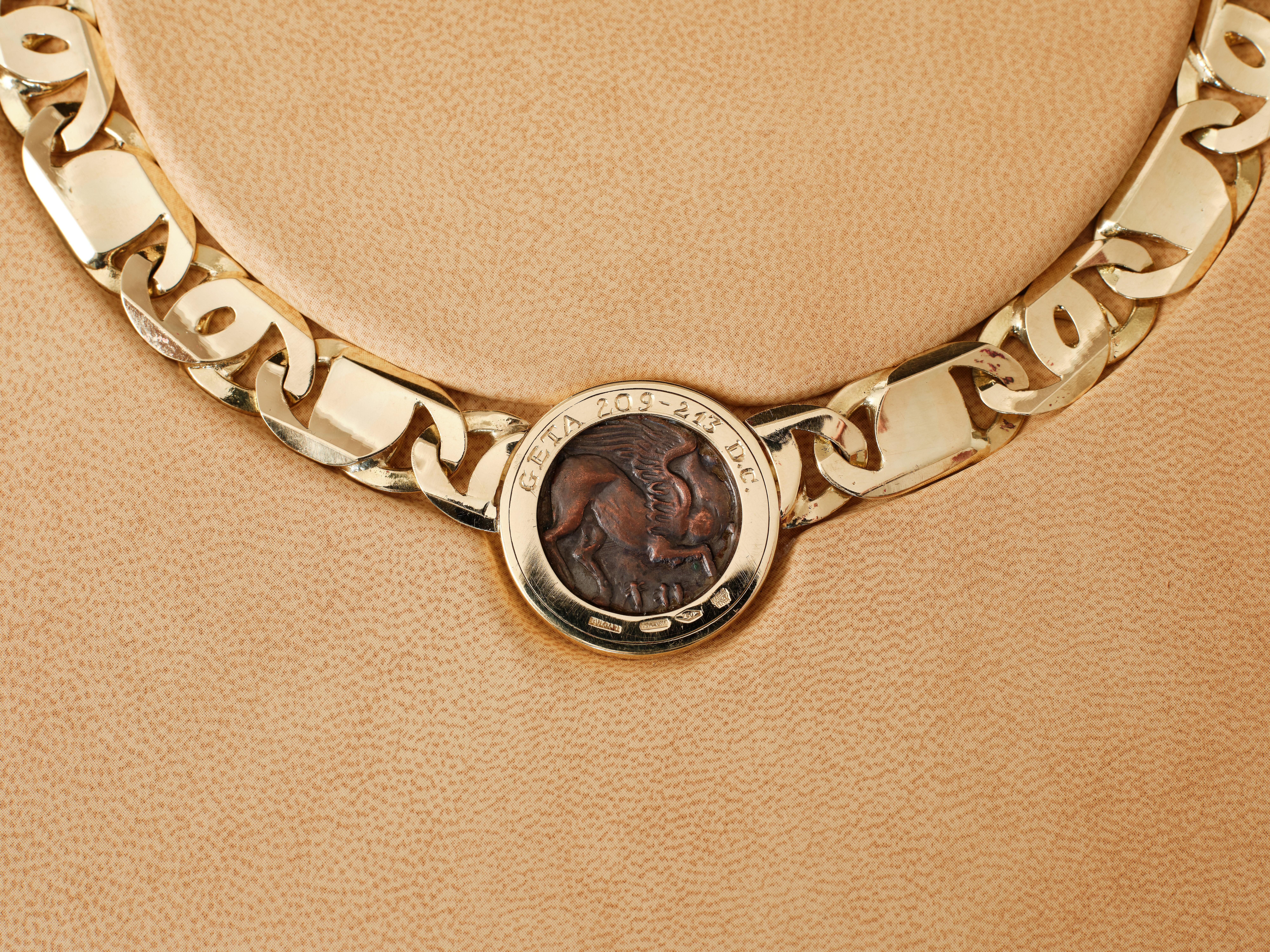 Bulgari 'Monete' gold Necklace, circa 1980 For Sale 4