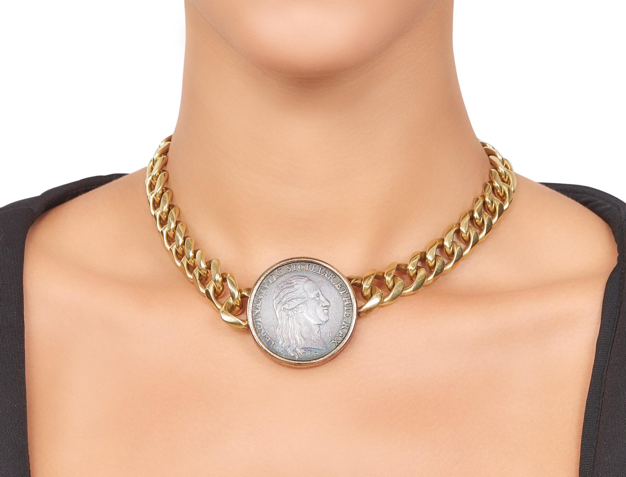 bulgari monete necklace