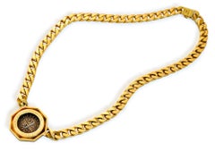 Bulgari Monete Mittelalterliche Münze Gold Halskette