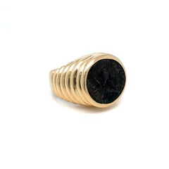 Bulgari Monete Roman Imperial Coin Gold Bold Ring