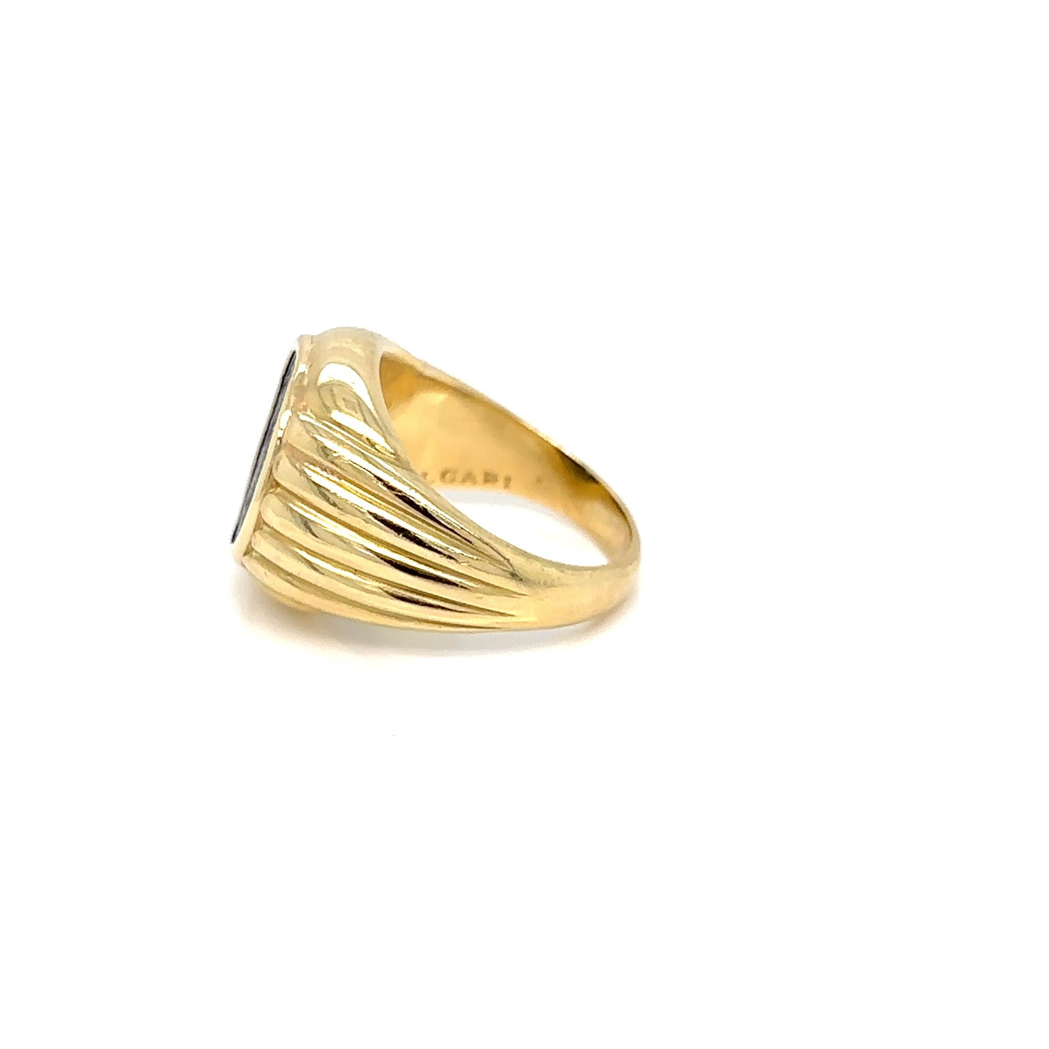 Bulgari Monete Roman Imperial Coin Gold Bold Ring 5