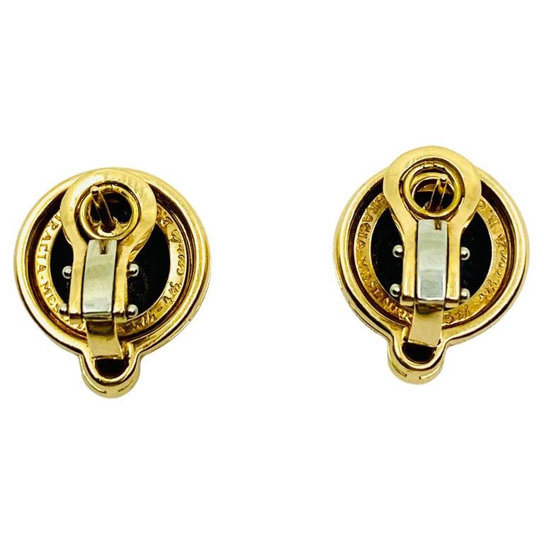 Bulgari Monete Ruby Gold Rare Ancient Silver Coin Earrings In Excellent Condition In Napoli, NA