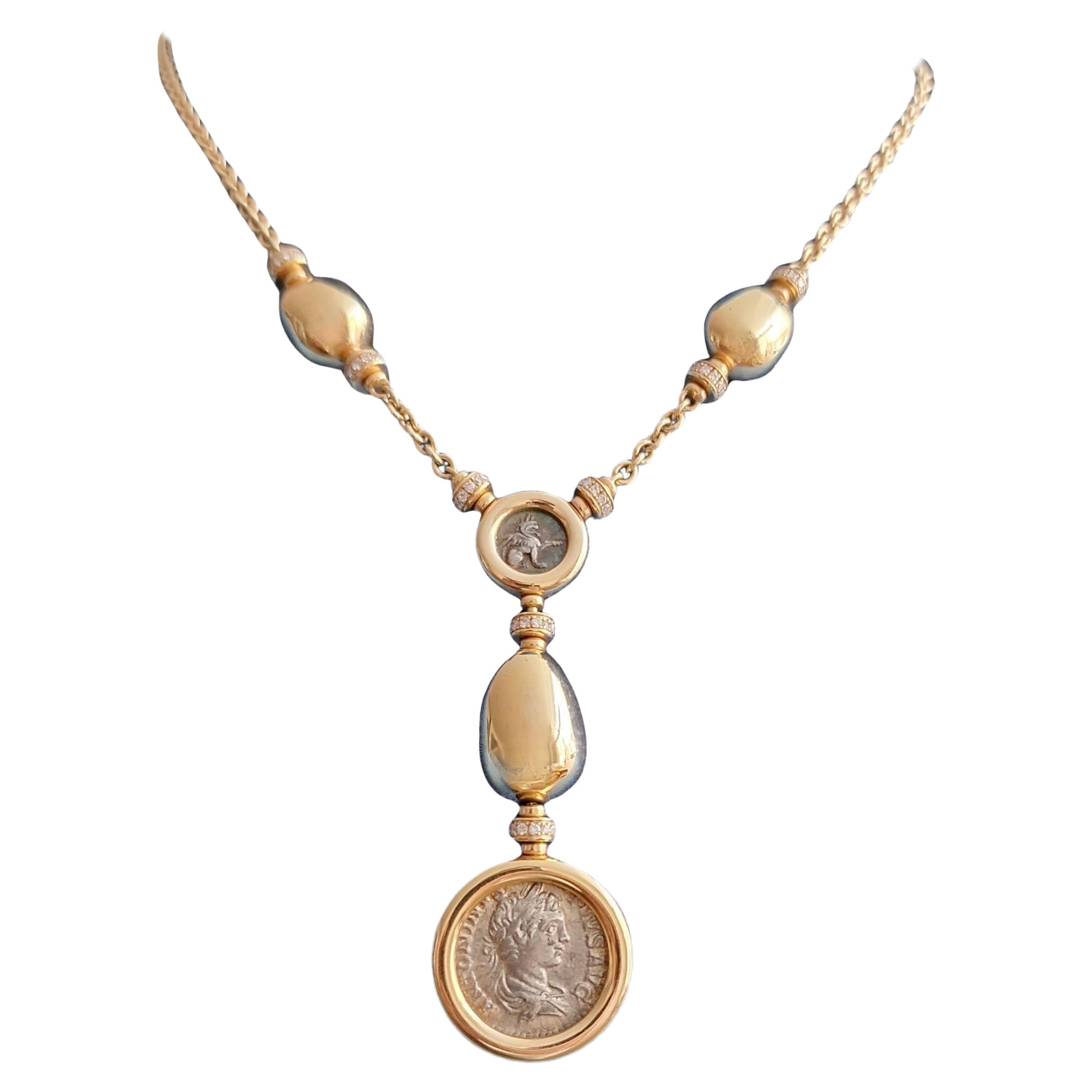 Bulgari Monet Sassi - Collana in oro giallo 18 carati