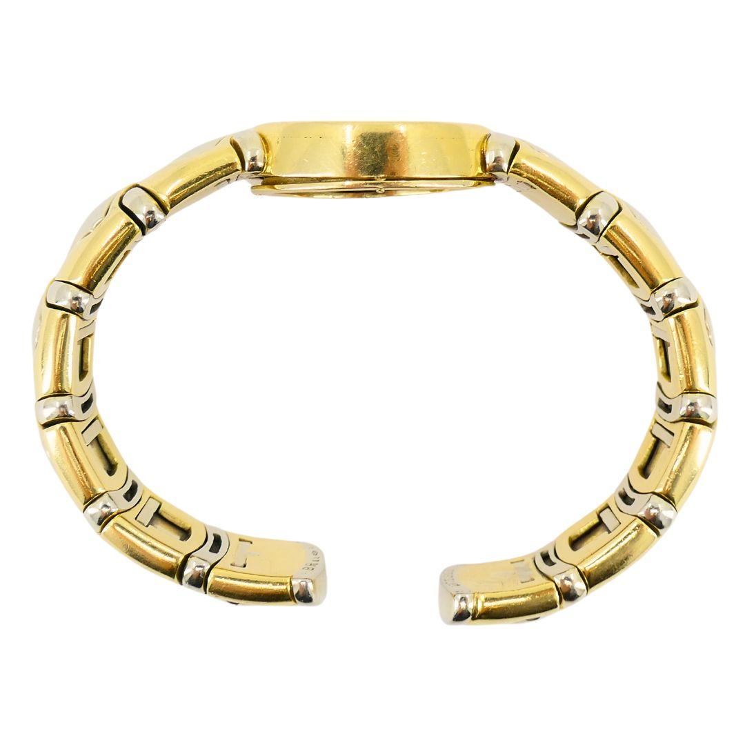 Bulgari Monete Silver Ancient Coin 18k Two Tone Gold Cuff Bracelet 5
