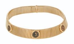 Bulgari Collana Tubogas in oro giallo Monete