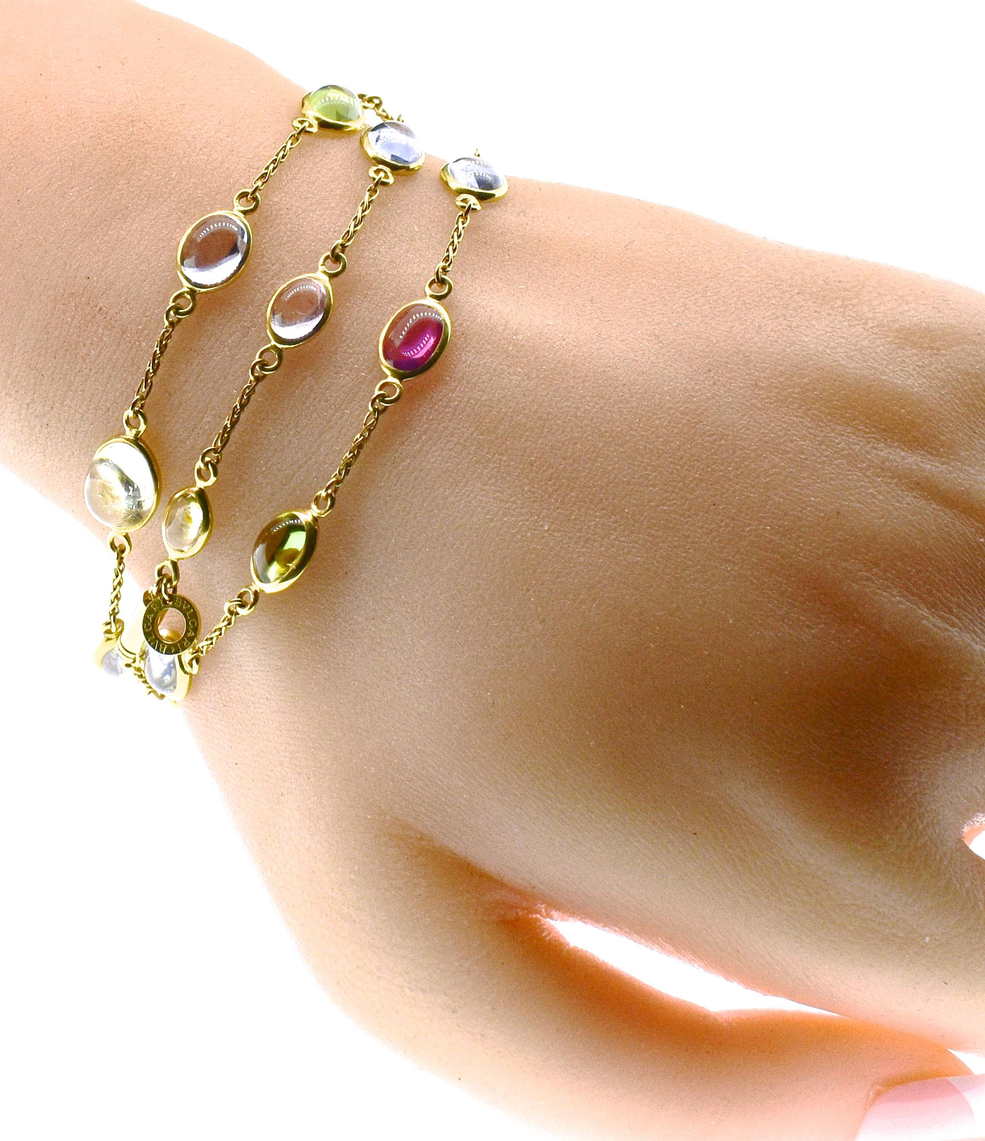Bulgari Multi Stone Bracelets/Necklace 5