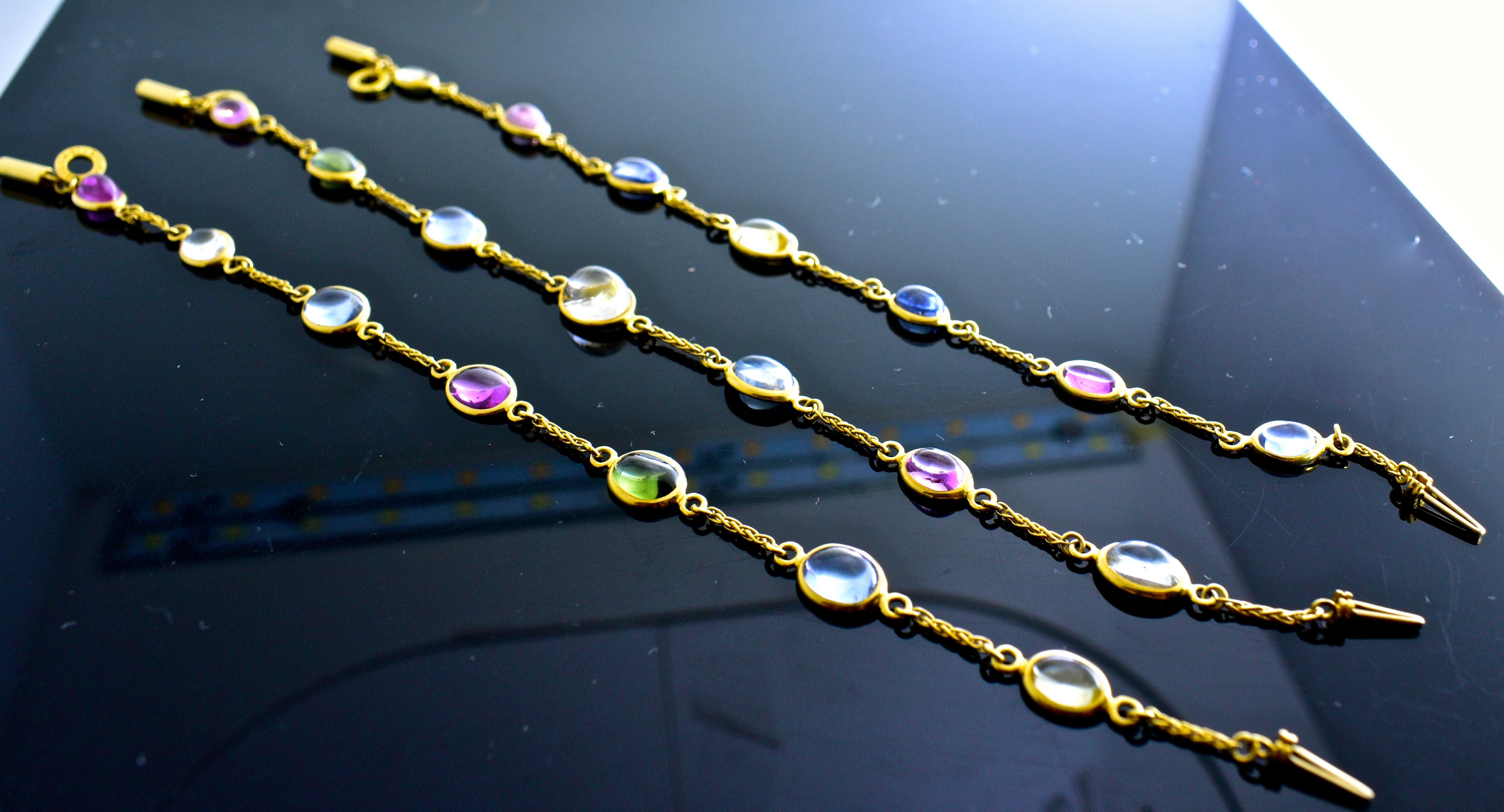 Bulgari Multi Stone Bracelets/Necklace (Zeitgenössisch)