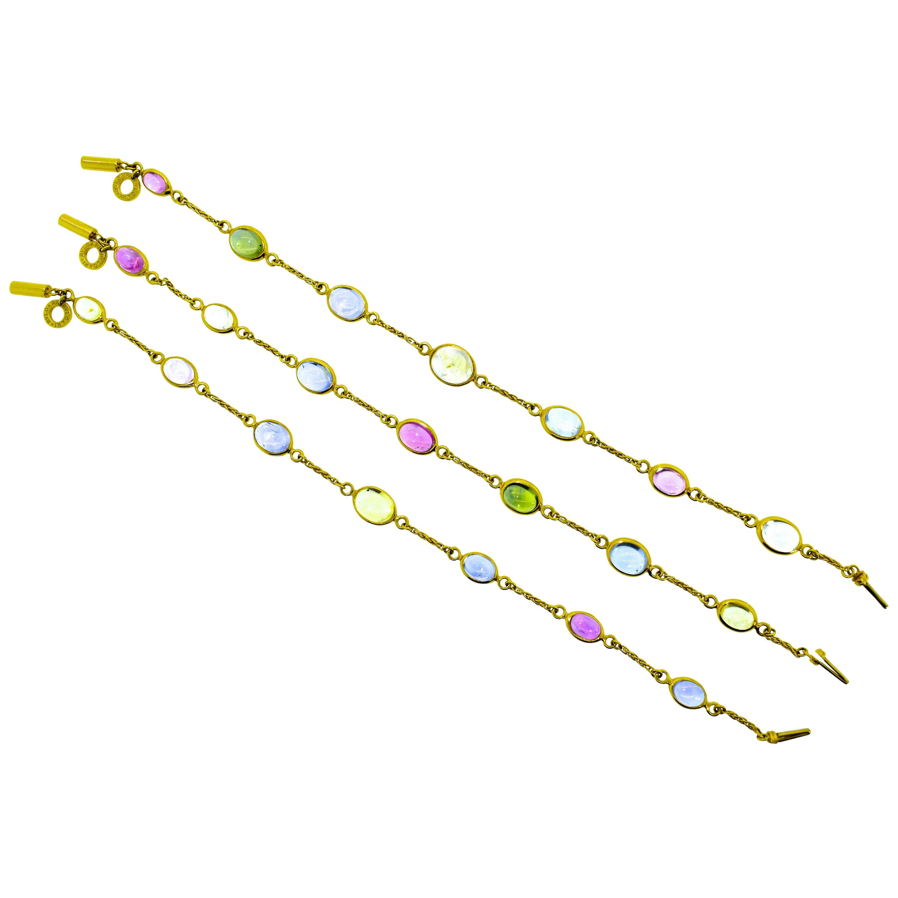 Bulgari Multi Stone Bracelets/Necklace