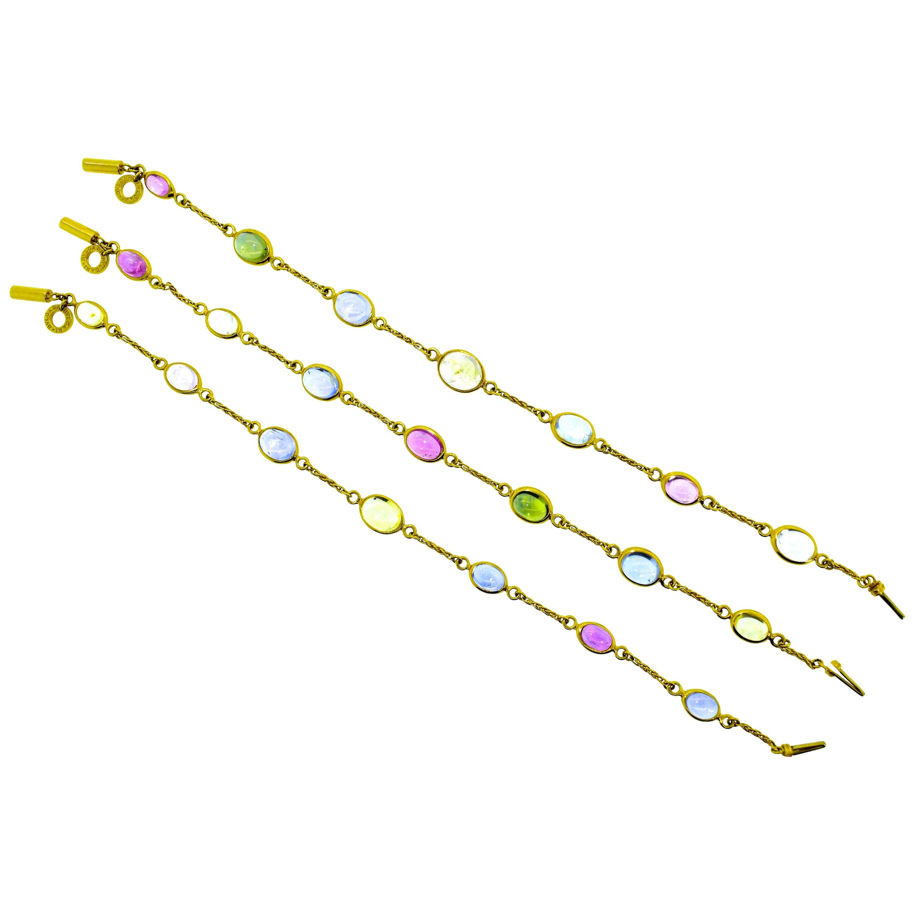 Bulgari Multi Stone Bracelets/Necklace