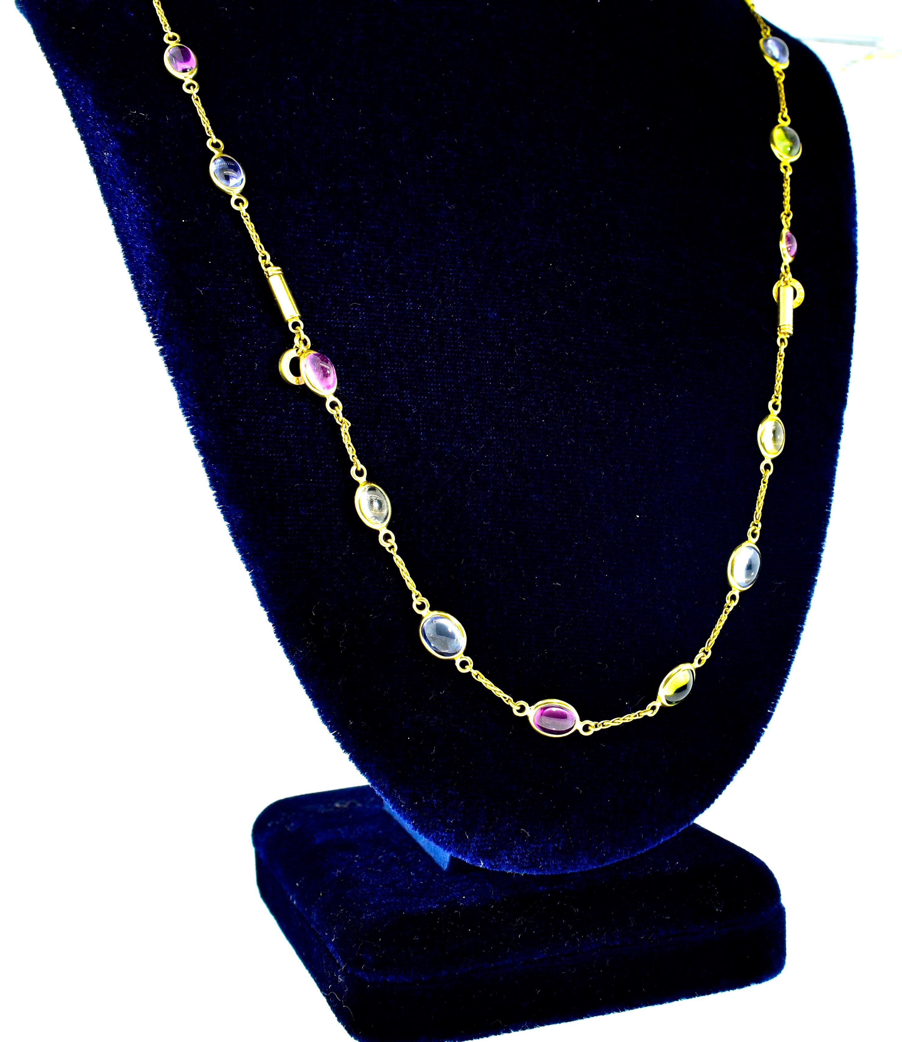 Women's or Men's Bulgari Multi Stone Necklace/Bracelets