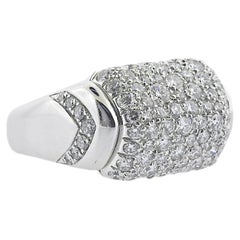 Bulgari Mvsa Diamond White Gold Ring