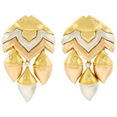 Bulgari "Naturalia" Gold Earrings