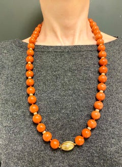 Bulgari Necklace Coral Gold