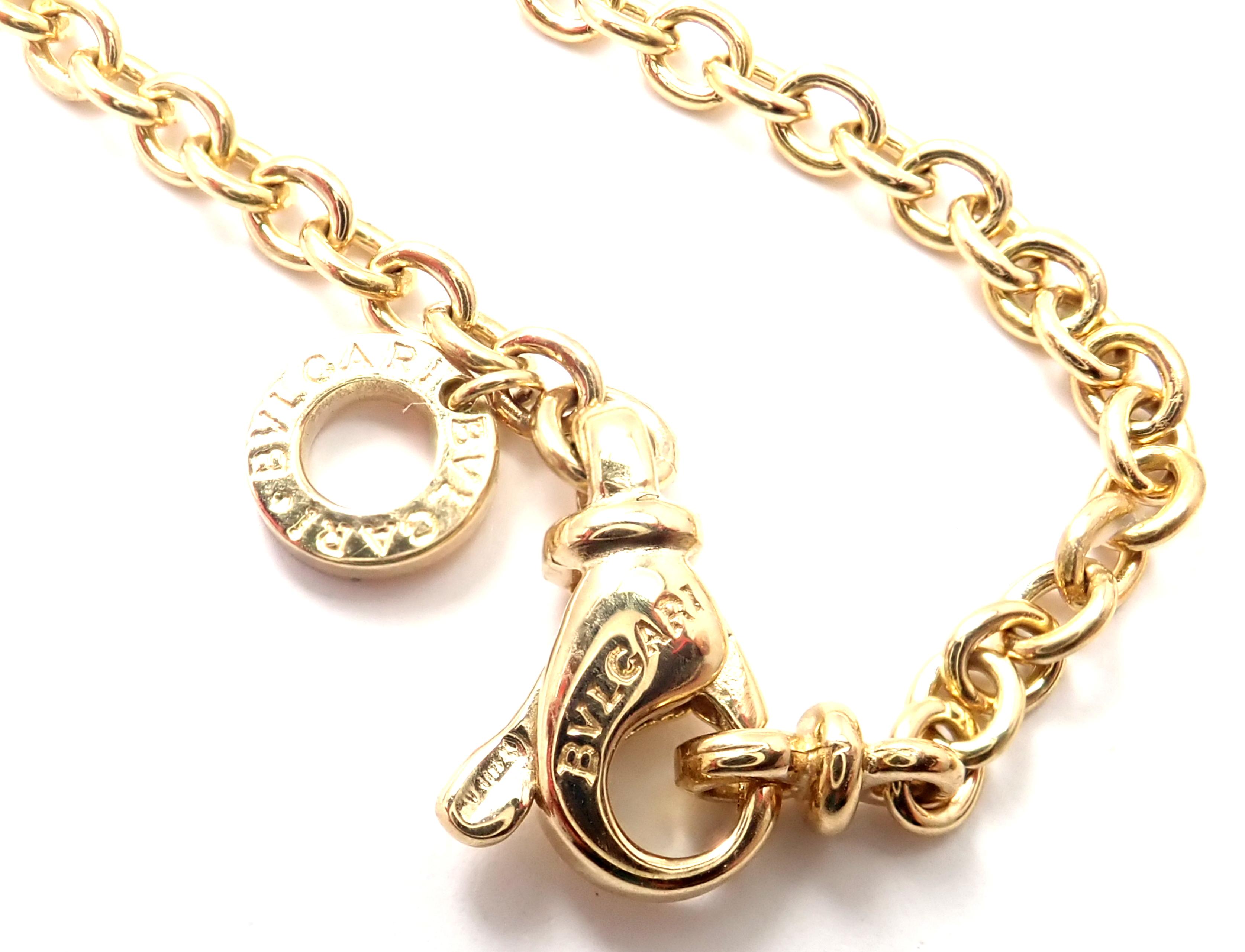 Bulgari NYC Subway Token Collier pendentif en or jaune en édition limitée 2