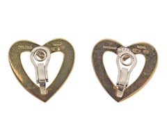 Bulgari Open Heart Gold Earrings