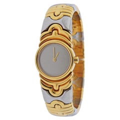 Bulgari Parentesi Bracelet montre en acier et or 18 carats BJ01