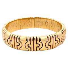 Bulgari Parentesi  18 Karat Gold Vintage Gliederarmreif Französisch Marks