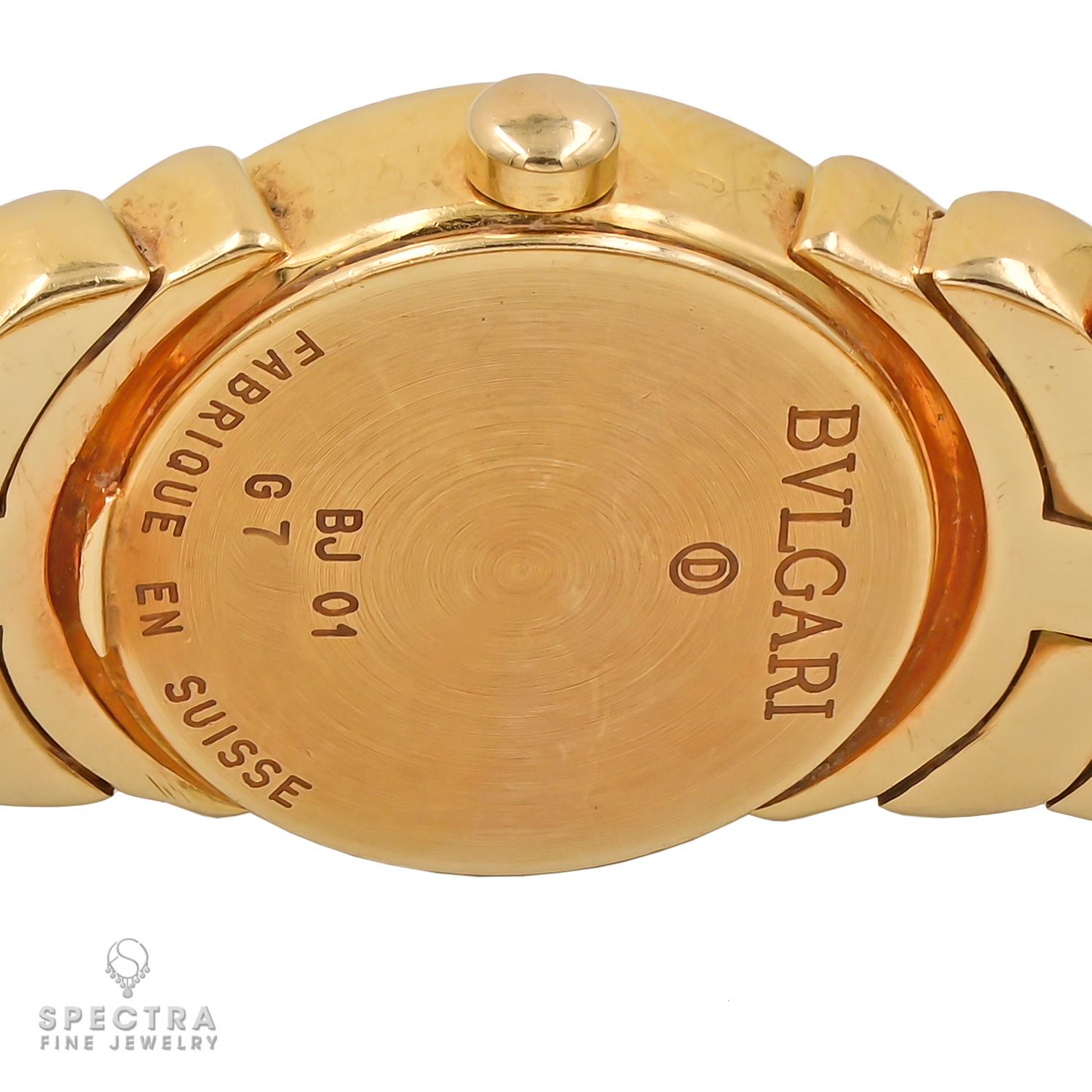 Bulgari Parentesi 18k Gold Watch In Good Condition For Sale In New York, NY