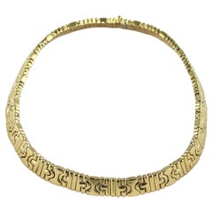 Bulgari Parentesi 18 Karat Gelbgold Choker-Halskette