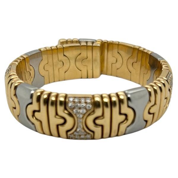 Bulgari Parentesi 18k YG/SS Bangle Bracelet 4