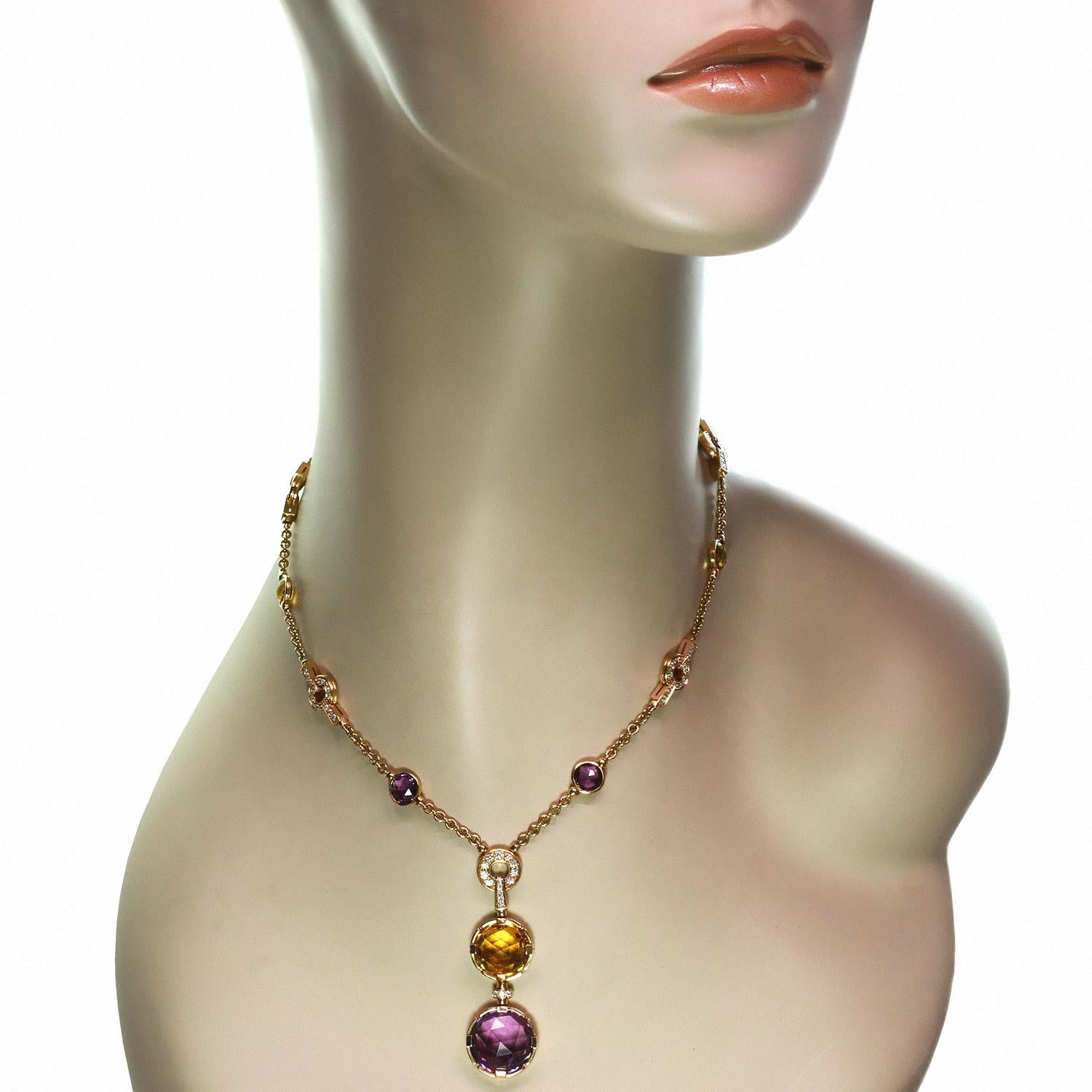 bvlgari amethyst necklace