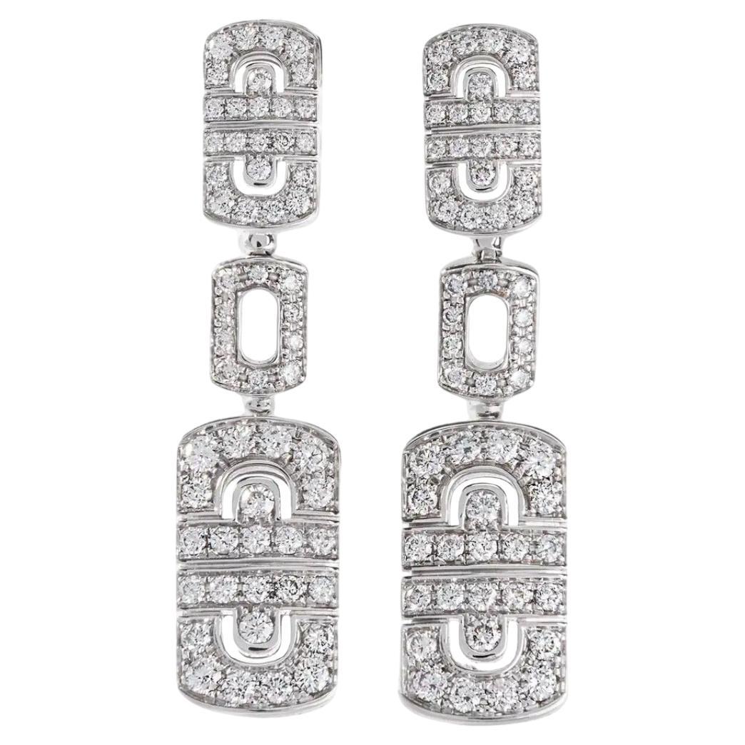 Bulgari Parentesi Diamond clip earrings 