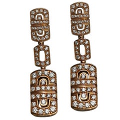 Diamond Dangle Earrings