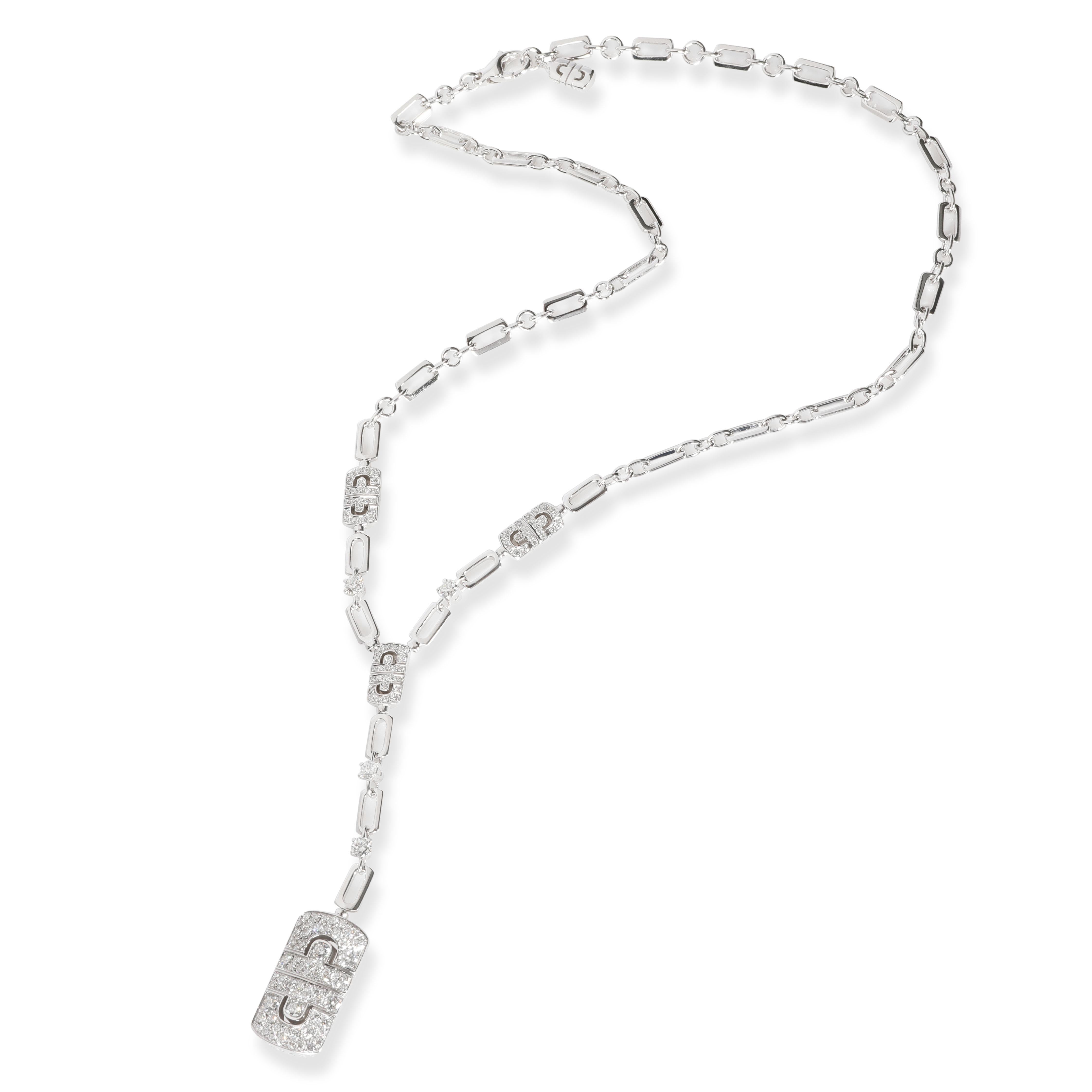 Bulgari Parentesi Diamond Necklace in 18K White Gold 2.63 CTW

PRIMARY DETAILS
SKU: 107501
Listing Title: Bulgari Parentesi Diamond Necklace in 18K White Gold 2.63 CTW
Condition Description: Retails for 28,000 USD. In excellent condition and