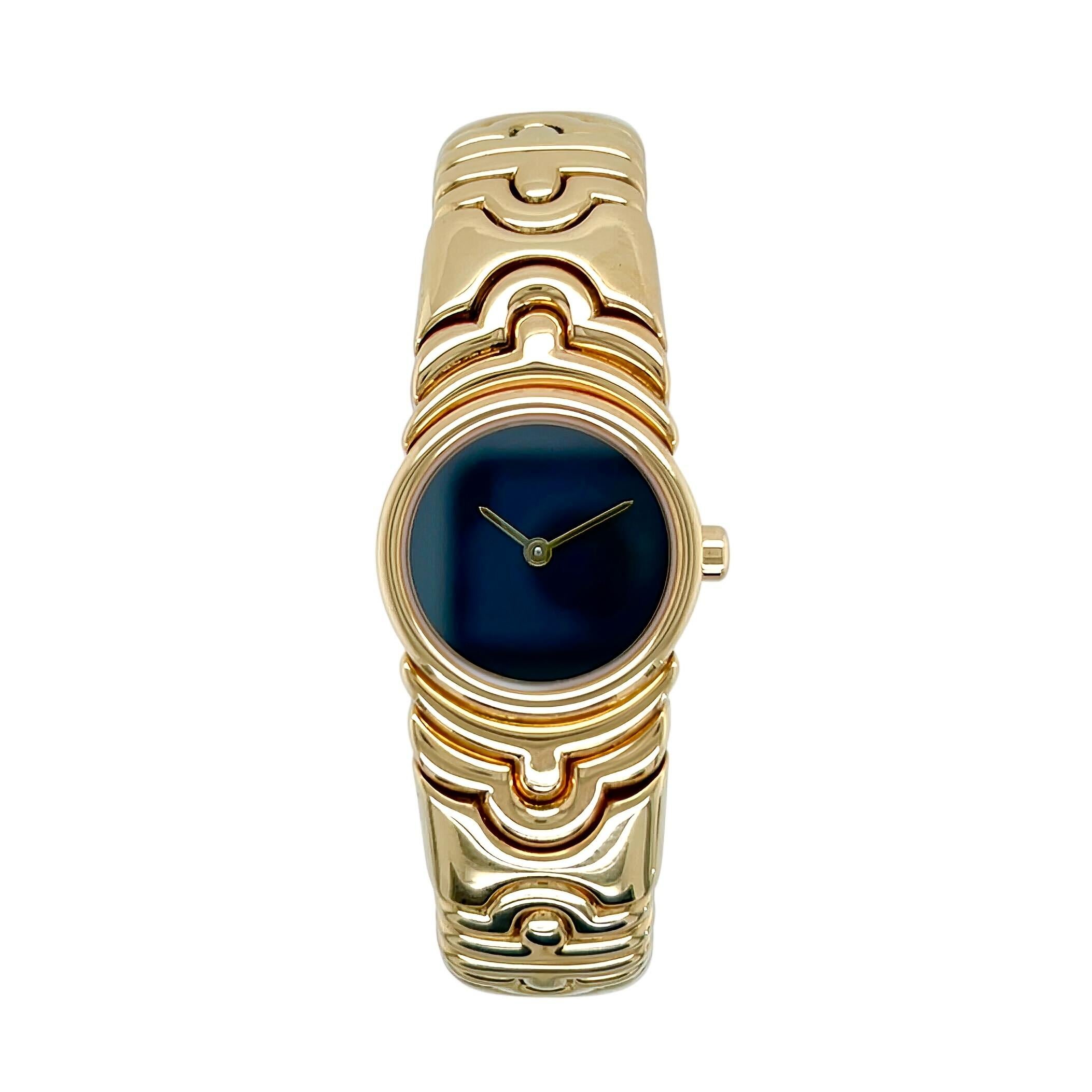 BULGARI Parentesi Goldarmbanduhr im Zustand „Gut“ im Angebot in New York, NY
