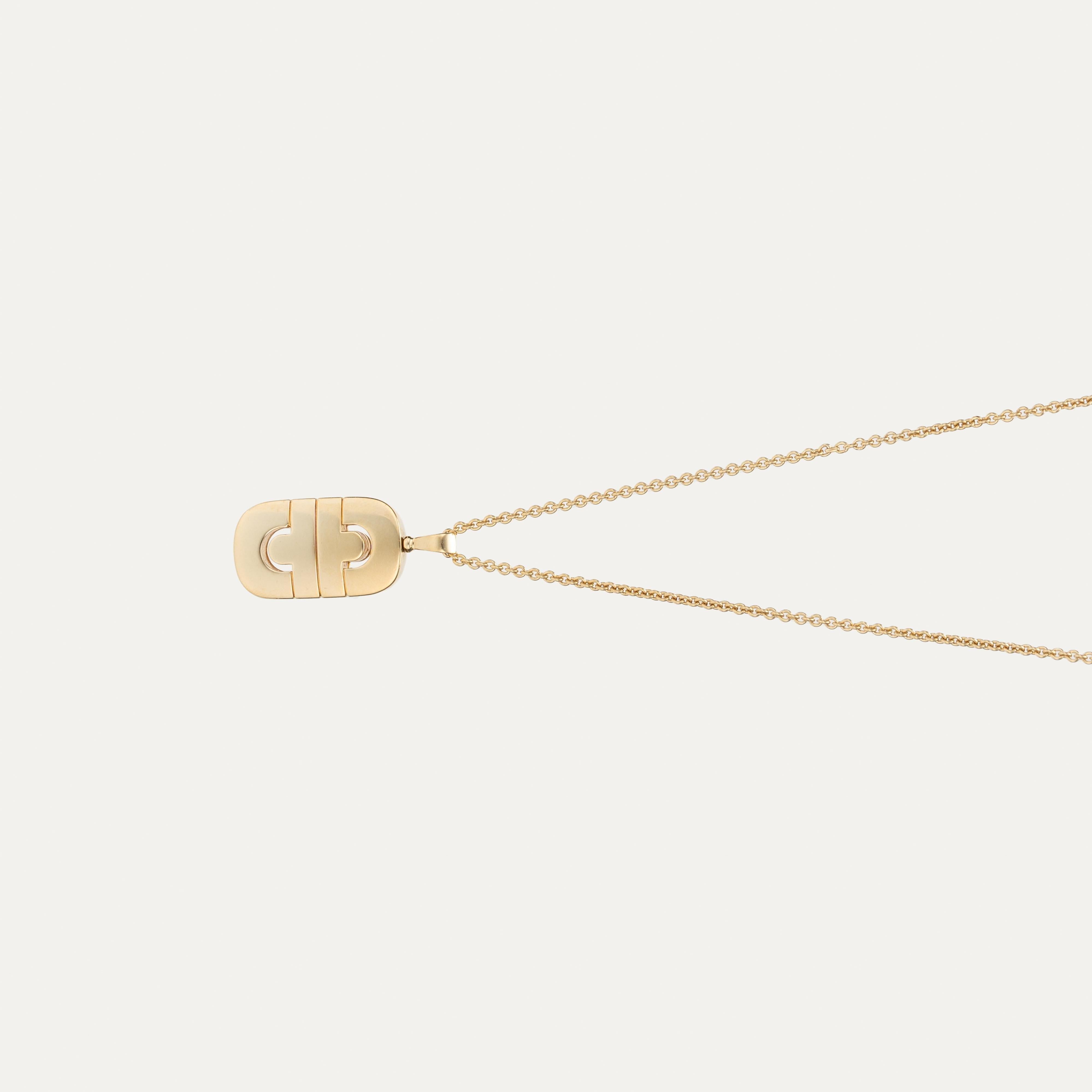 Collier Bulgari Parentesi en or Unisexe en vente
