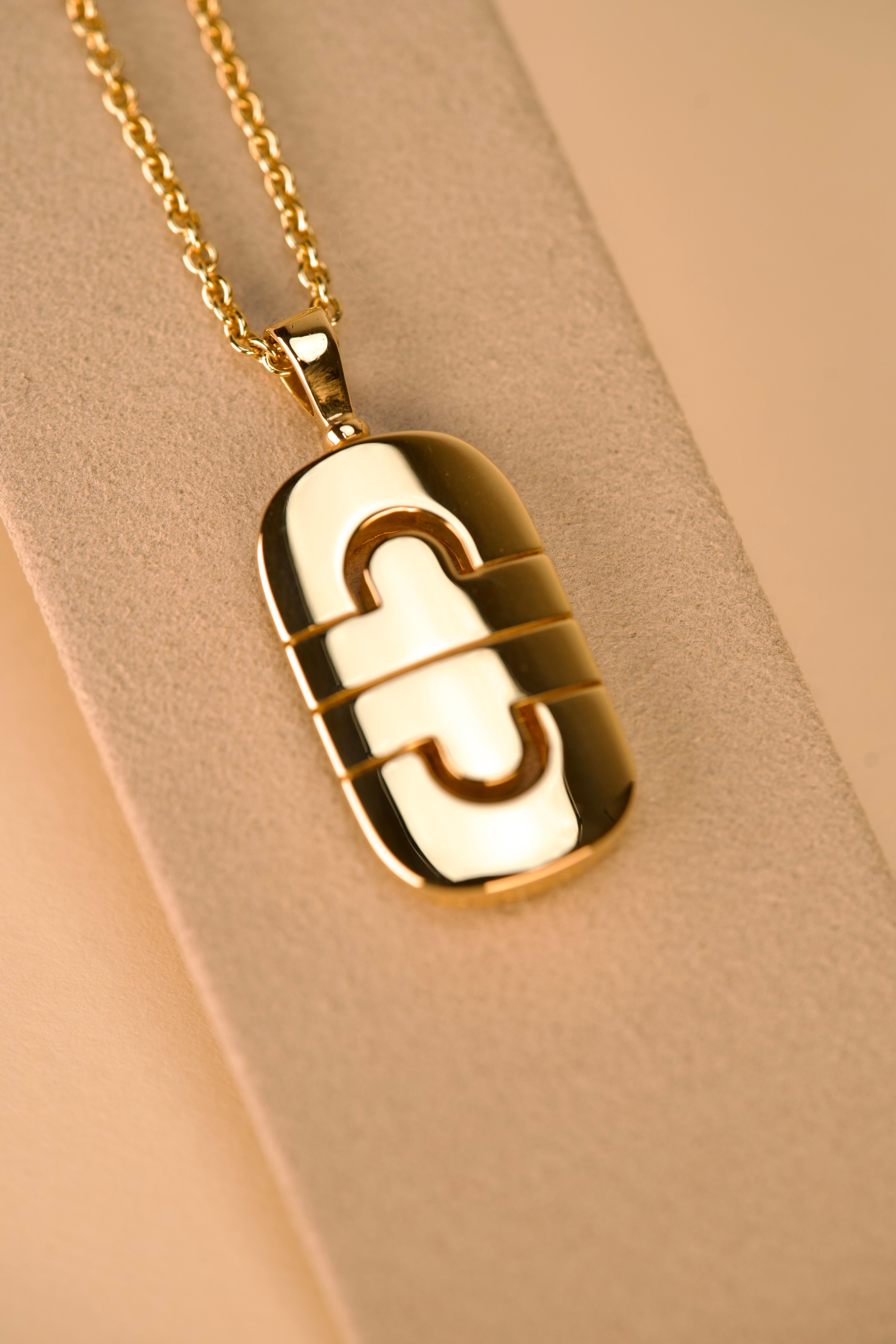 da uomo o donna Bulgari Collana Parentesi in oro in vendita