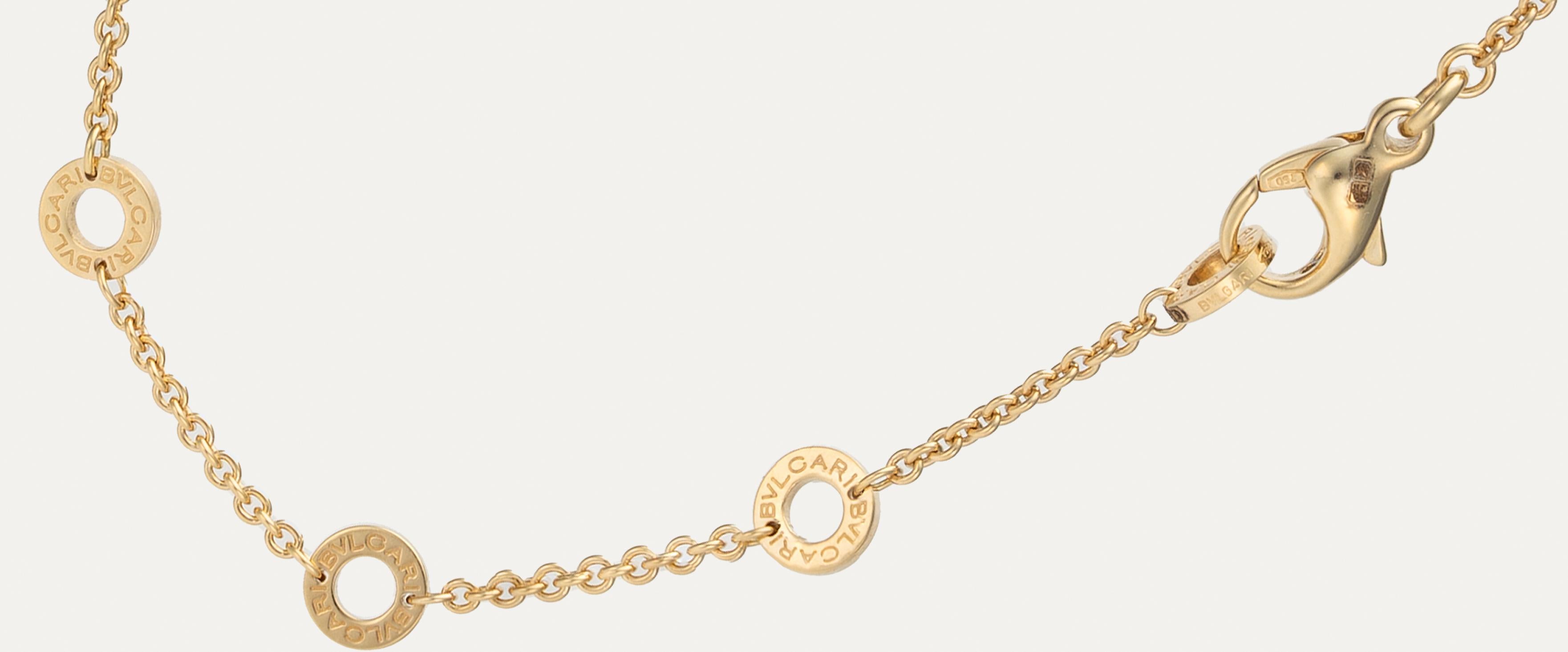 Collier Bulgari Parentesi en or en vente 3