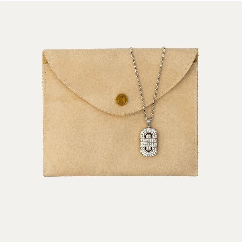 Contemporary Bulgari Parentesi Necklace, Gold and Diamonds