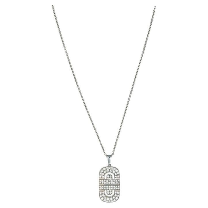 Bulgari Parentesi Necklace, Gold and Diamonds