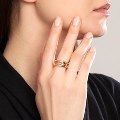 BULGARI Parentesi ring in yellow gold and diamonds