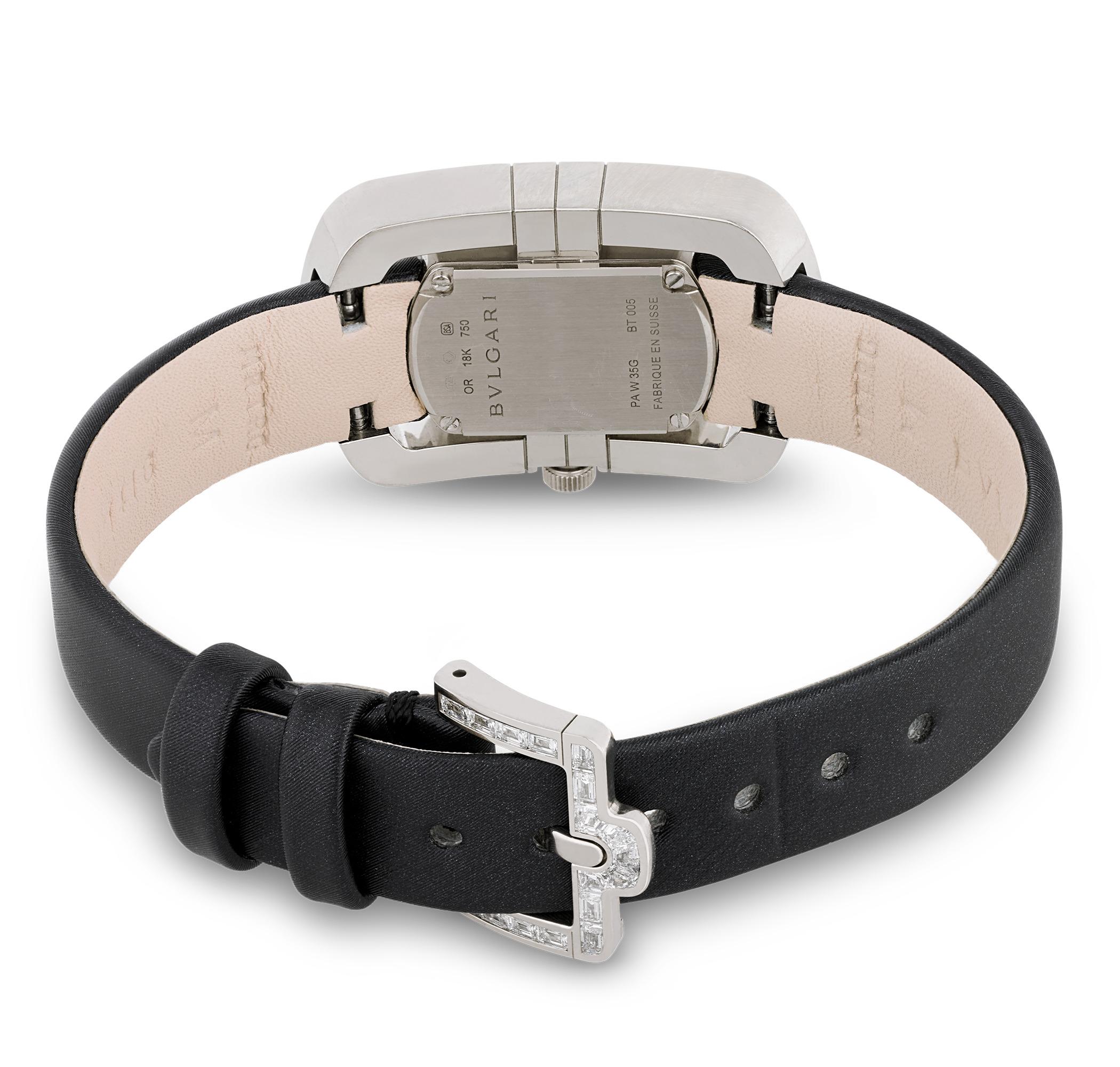 Contemporain Montre-bracelet Parentesi en saphir et diamants Bulgari en vente