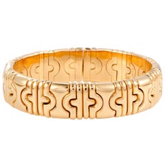 Bulgari Parentesi Yellow Gold Bangle Bracelet