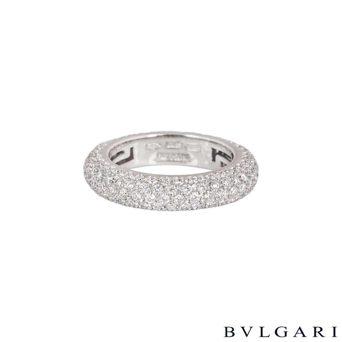 bvlgari pave diamond ring