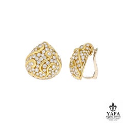BULGARI Boucles d'oreilles en diamant pavé