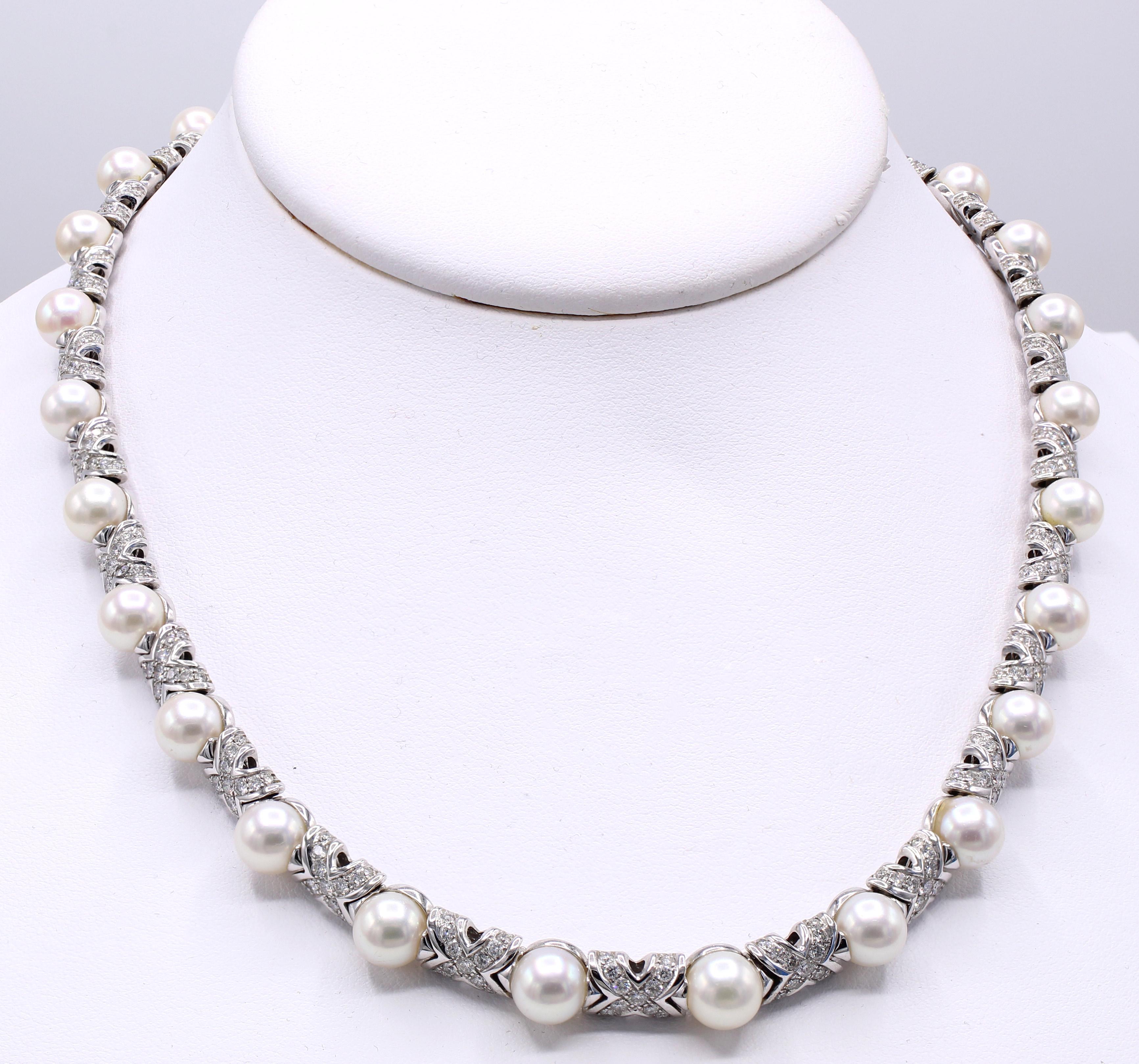 bulgari pearl choker