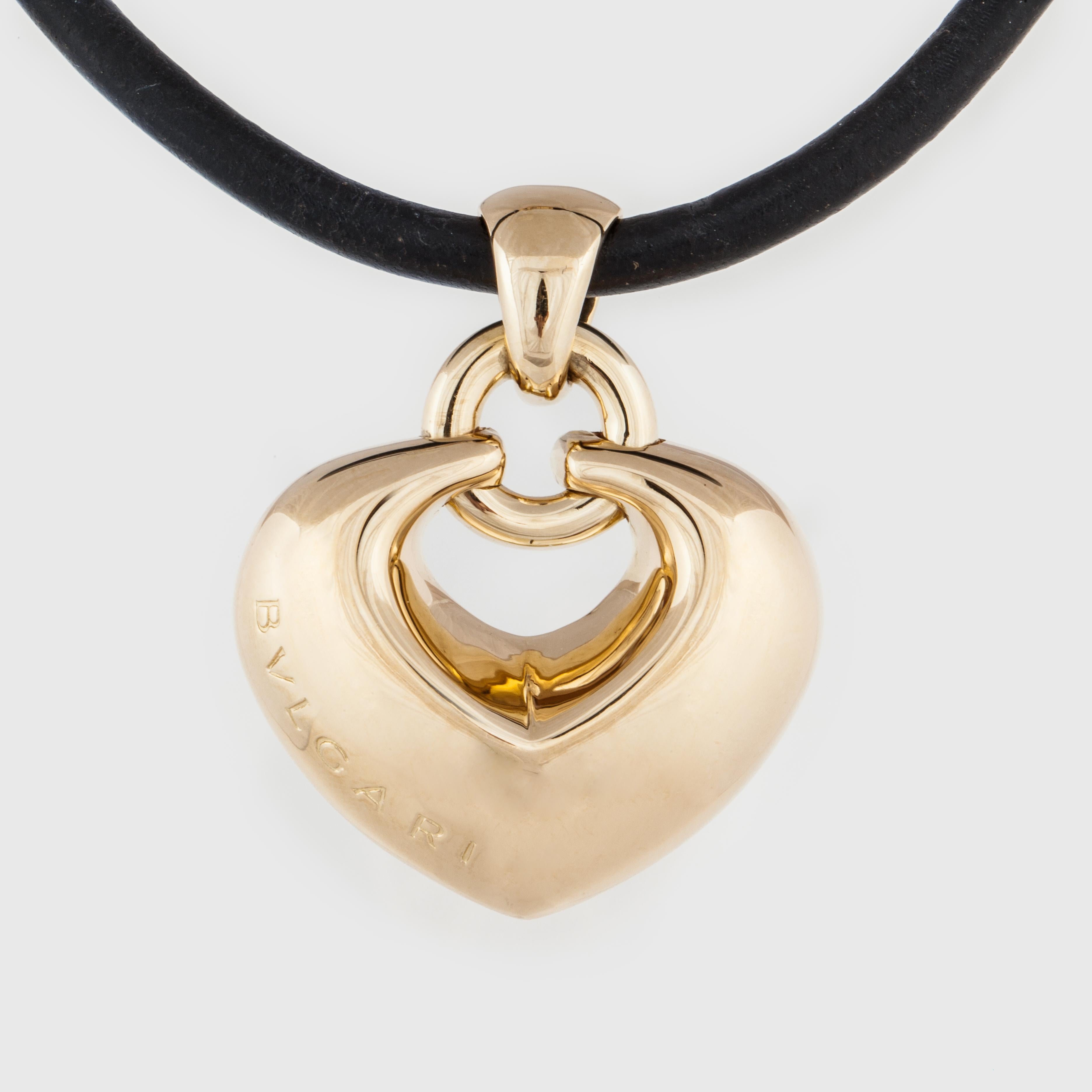 bvlgari necklace heart