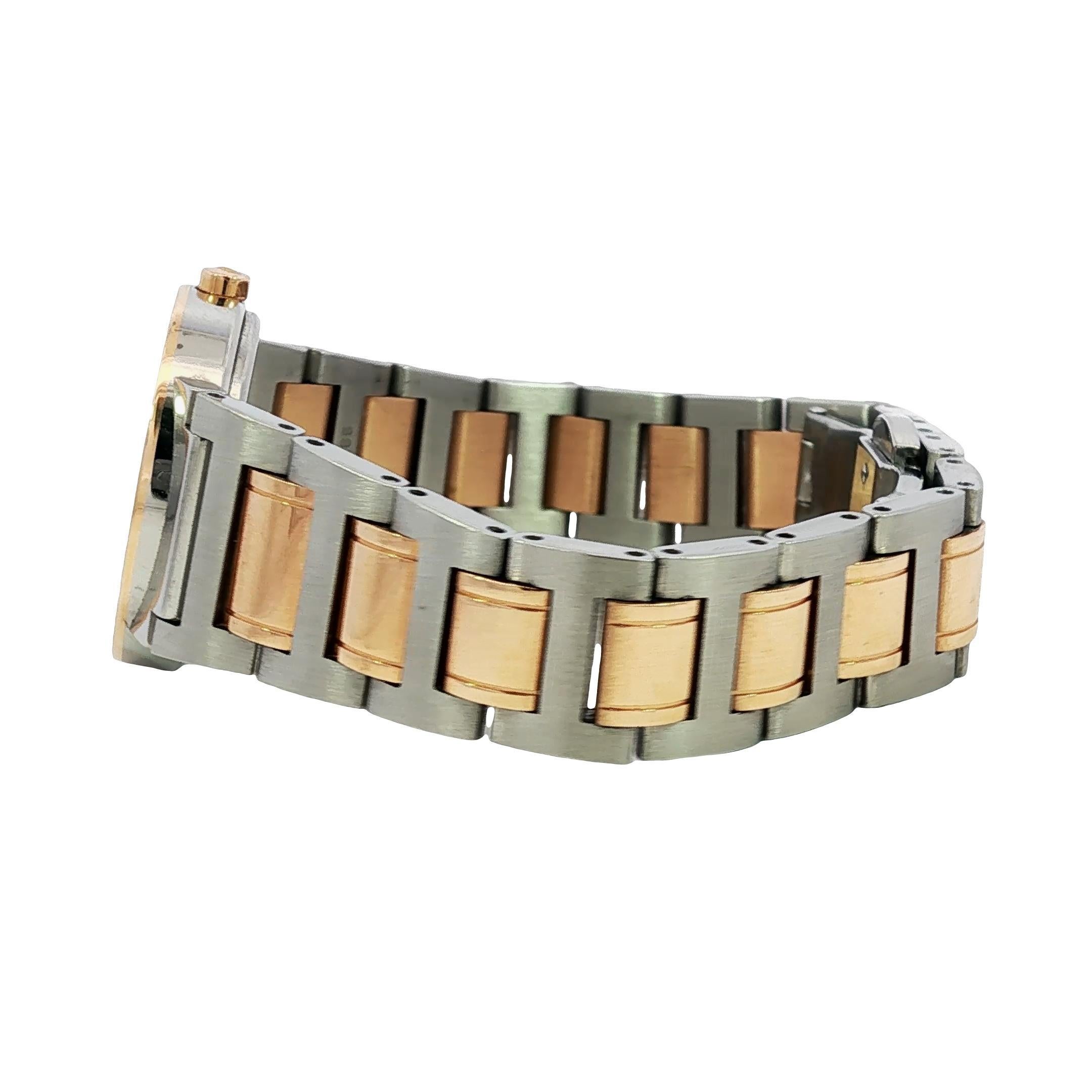 Bulgari Quarz Perlmutt und Diamant Damenuhr im Angebot 10