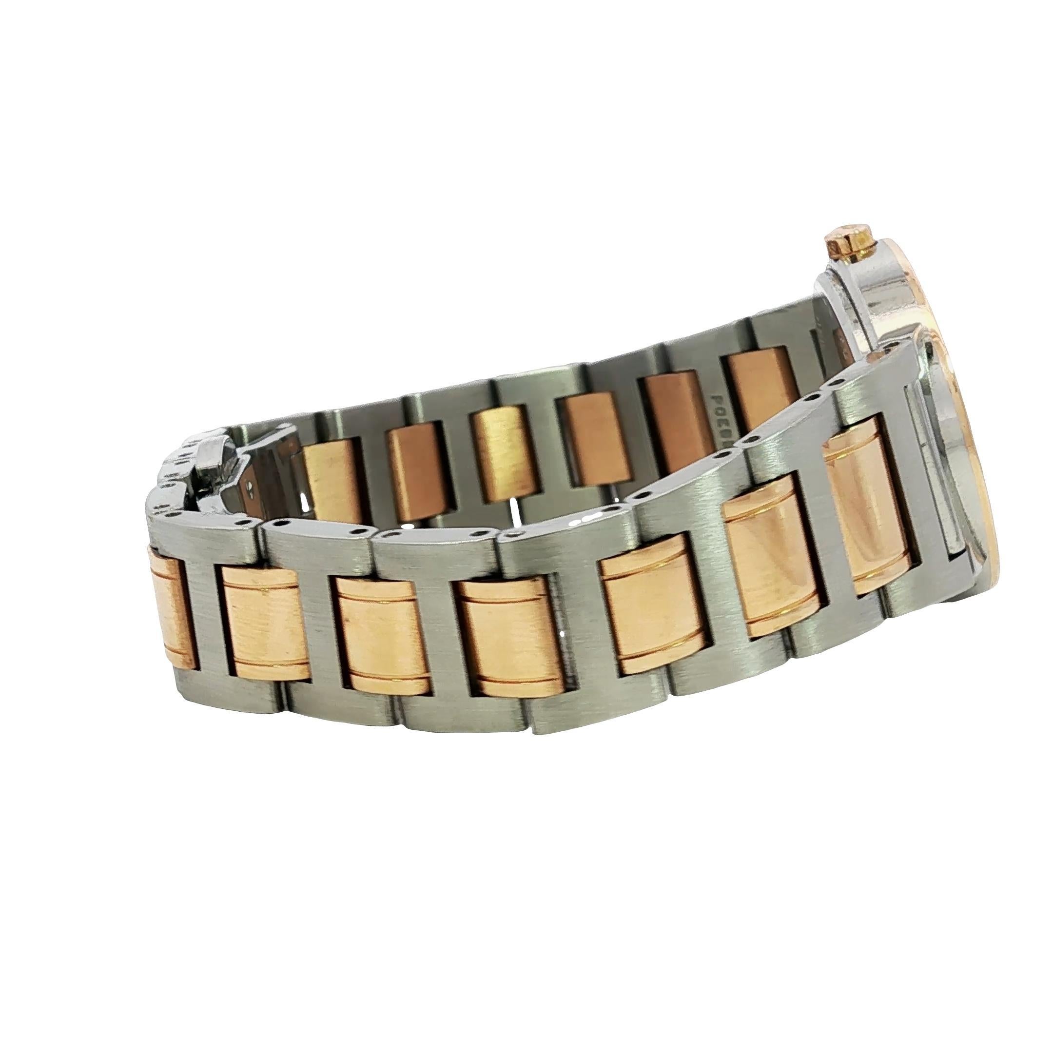 Bulgari Quarz Perlmutt und Diamant Damenuhr im Angebot 12