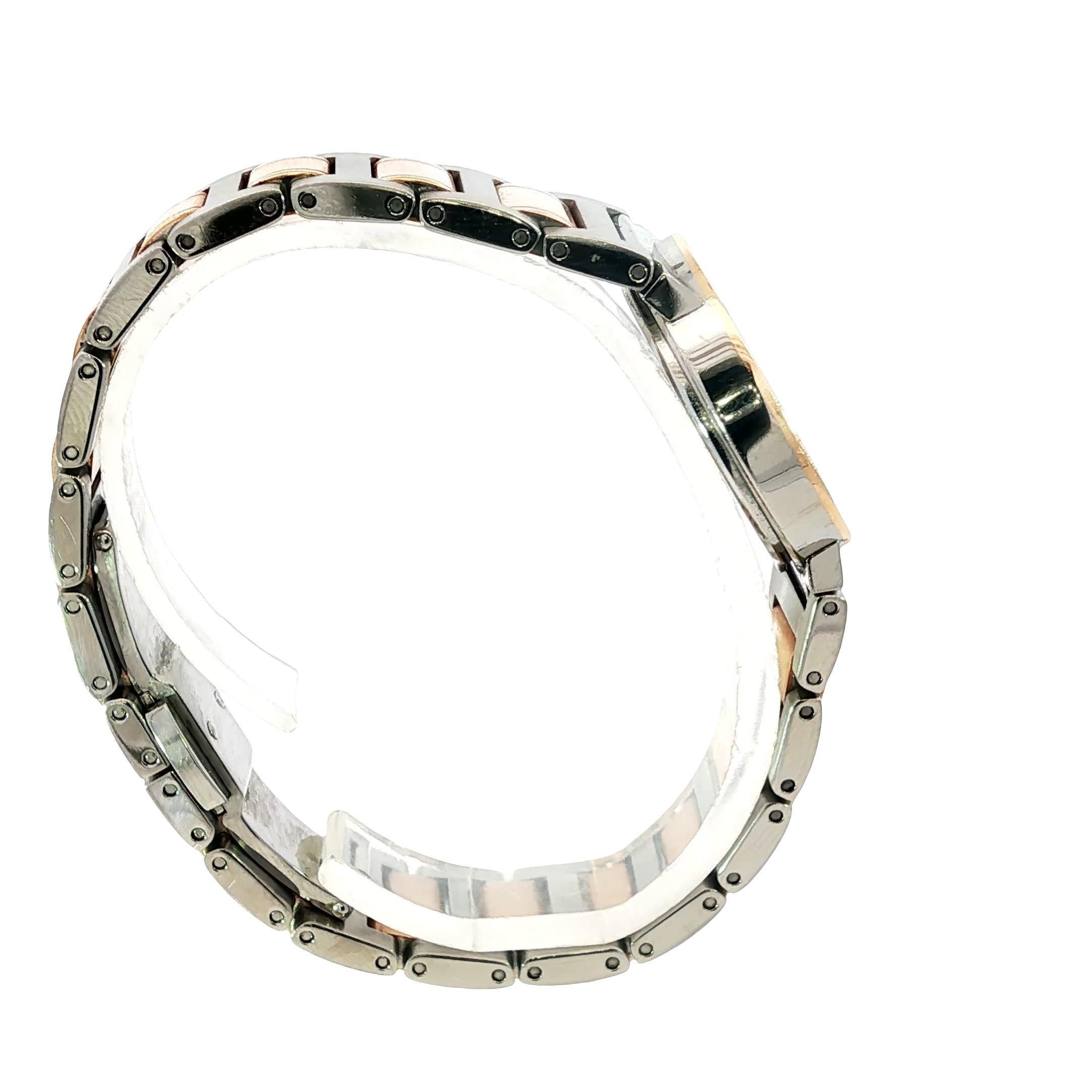 Bulgari Quarz Perlmutt und Diamant Damenuhr im Angebot 2