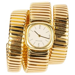 Bulgari Rare 18k Gold Tubogas Lady's Watch
