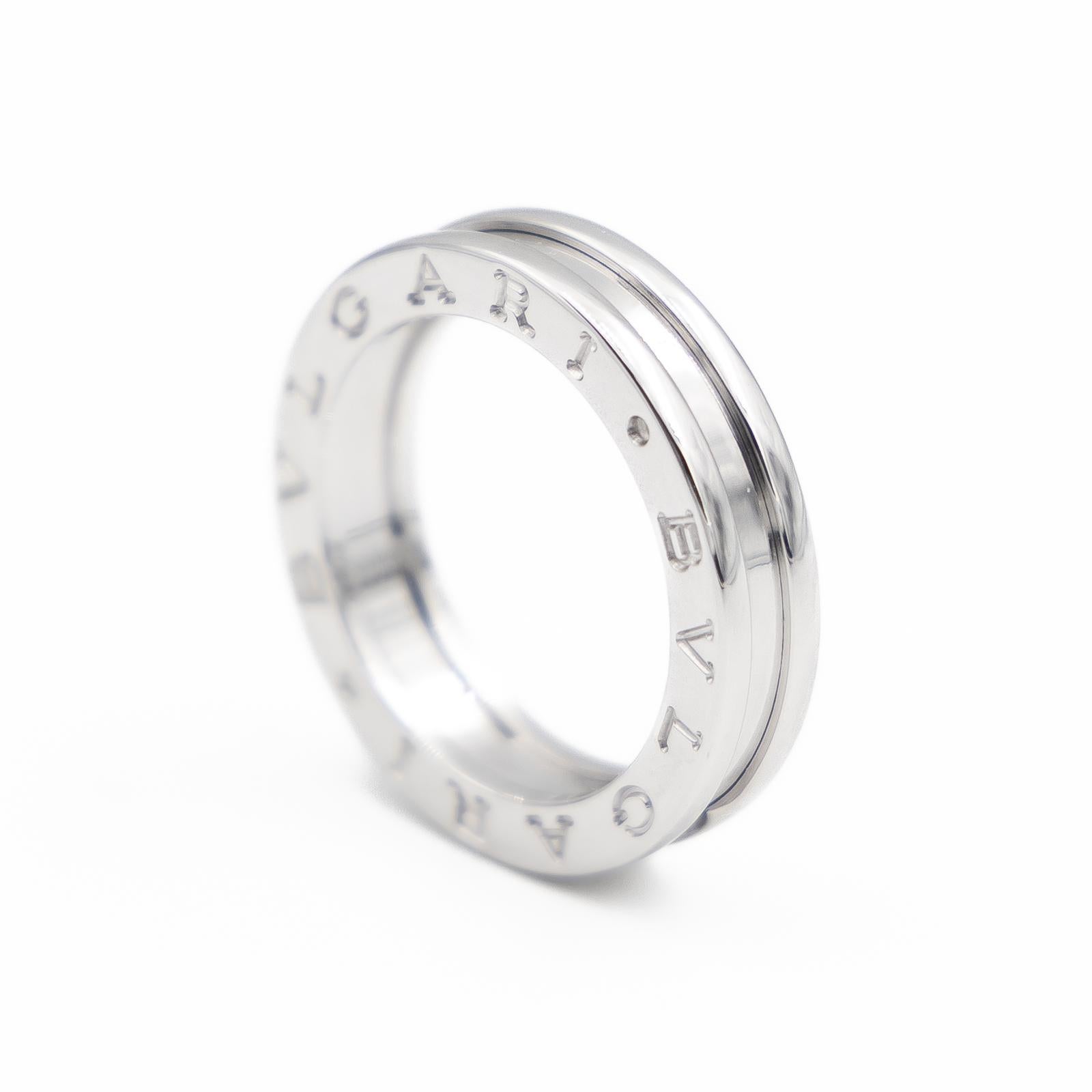 Bulgari Ring B.Zéro1 White Gold In Excellent Condition For Sale In PARIS, FR