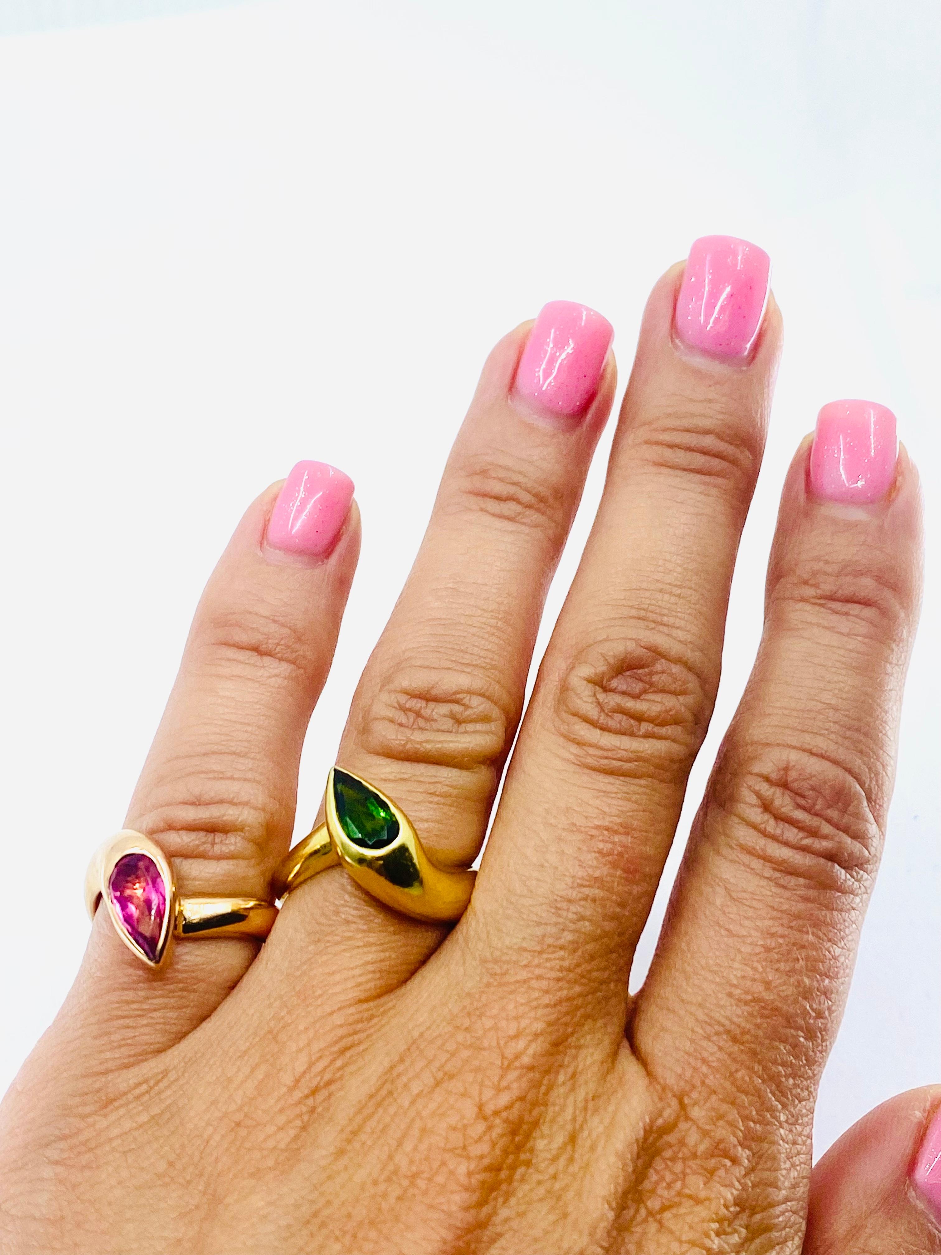 Bulgari Ring Toi et Moi Pink Gold  In Excellent Condition For Sale In Beverly Hills, CA