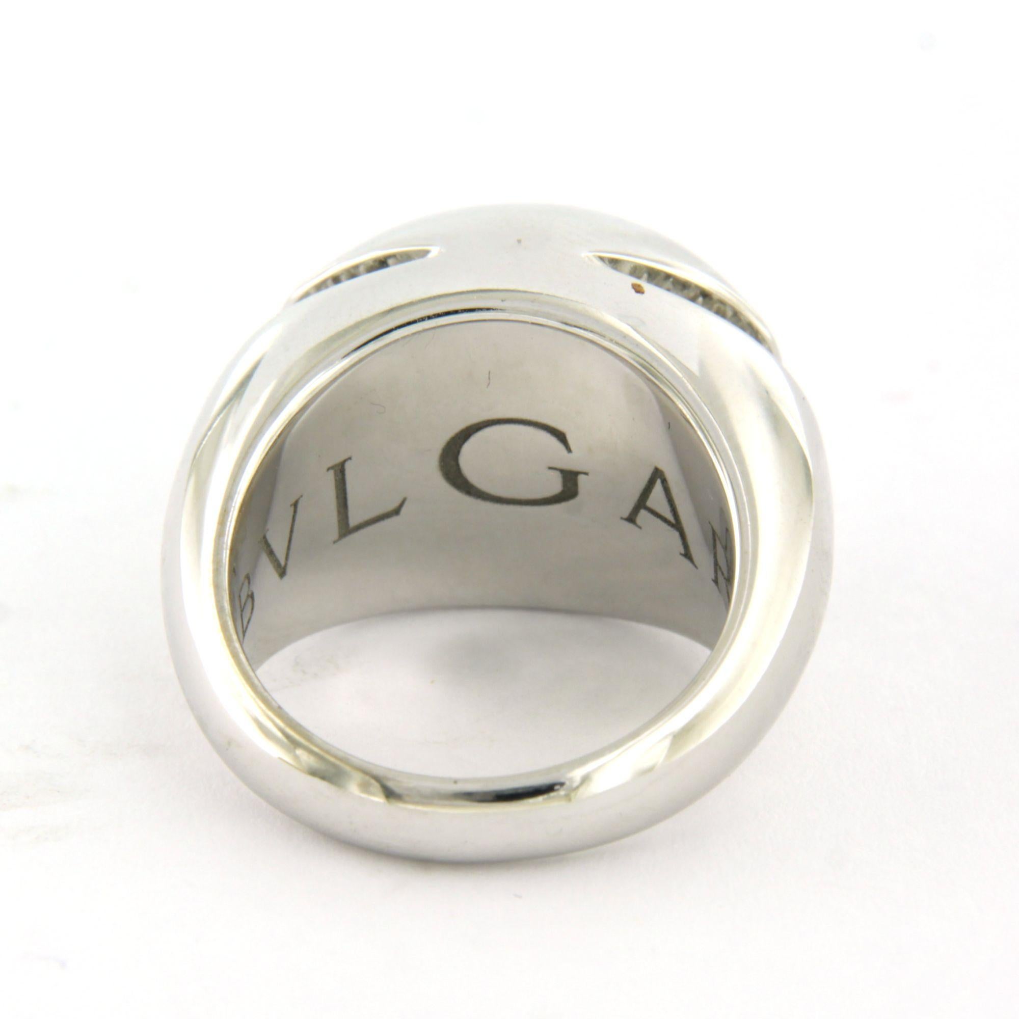 Donna Anello BULGARI con diamanti taglio brillante fino a 0,40ct in oro 18k 10,8 grammi in vendita