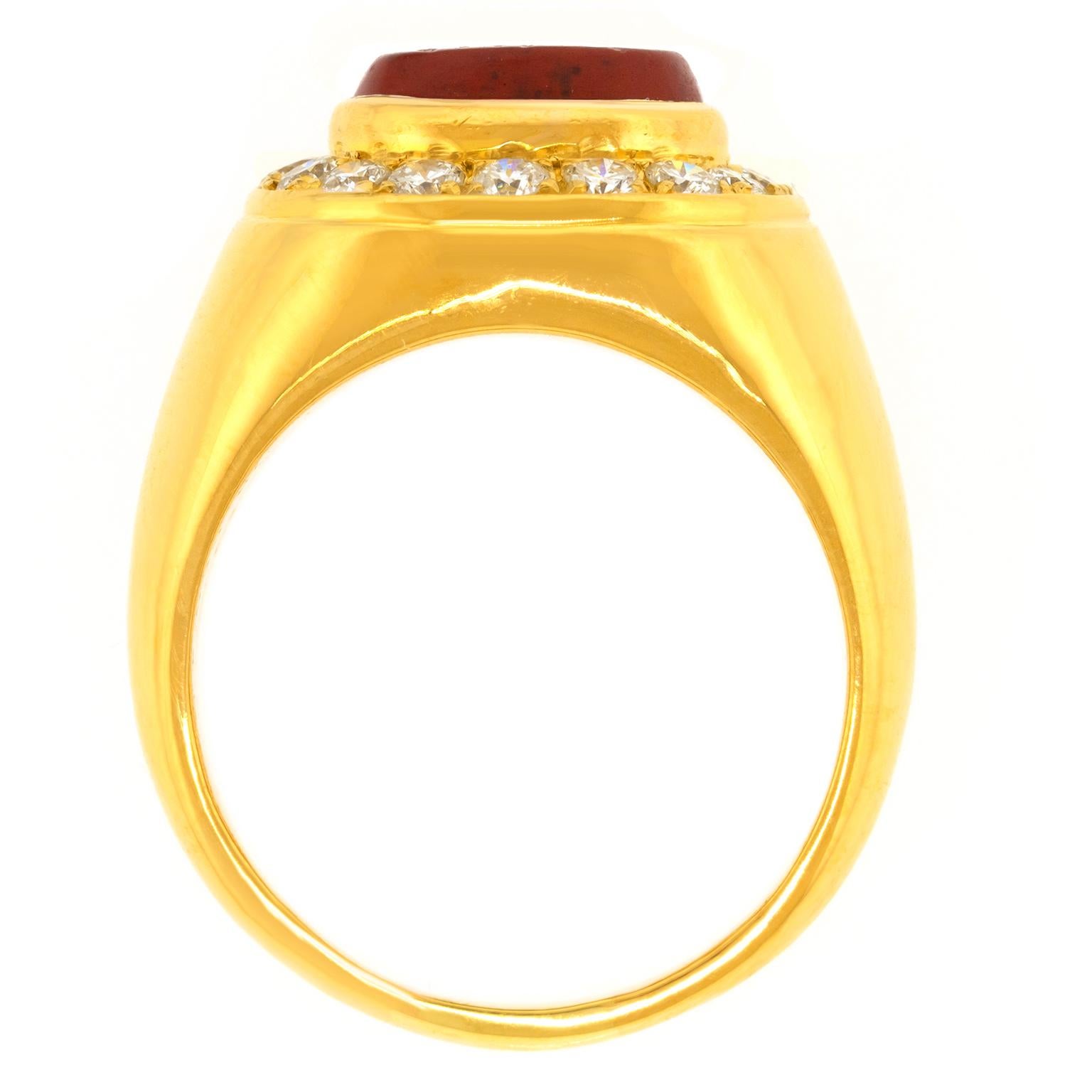 Bulgari Roman Intaglio Ring For Sale 1