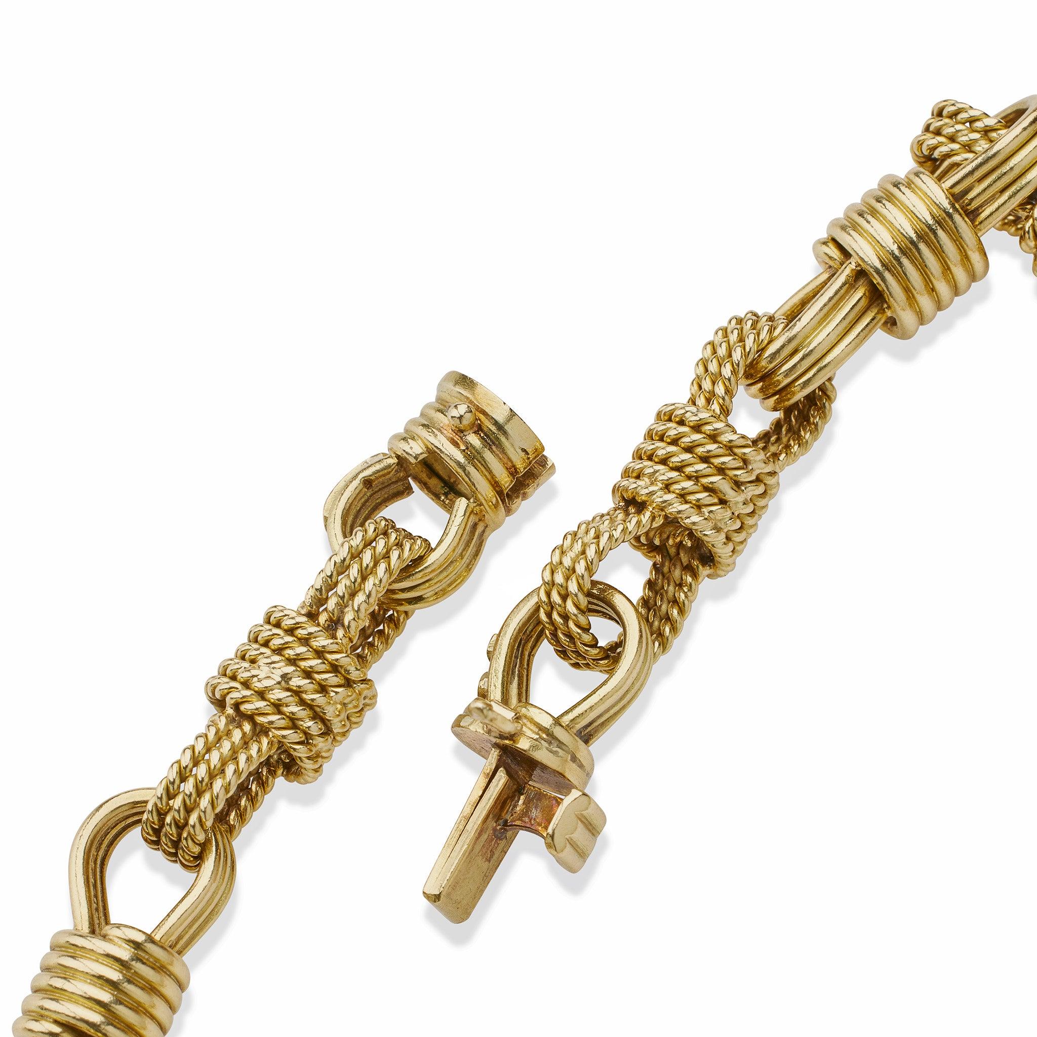Bulgari Rom 18 Karat Gold Lange Kette Halskette 1